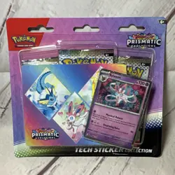 Pokemon TCG Scarlet Violet Prismatic Evolutions Tech Sticker Collection Sylveon - Image 1