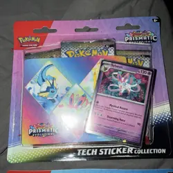 Pokemon - Prismatic Evolutions -Sylveon Tech Sticker Collection - Image 1