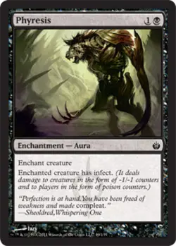 1 x Phyresis - Mirrodin Besieged - Light Play - MTG - Image 1