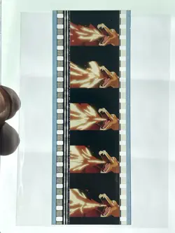 Pokemon 35mm Film Cell Strip Pokemon The First Movie Mewtwo vs. Mew CHARIZARD 🔥 - Image 1