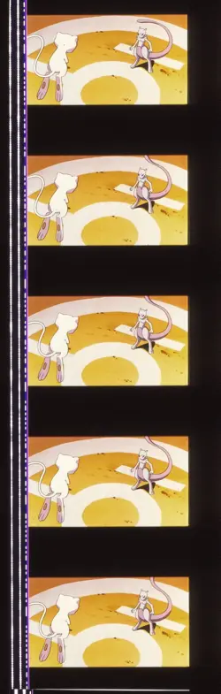 Pokemon The First Movie Mewtwo Strikes Back 35mm Film Cell strip very Rare d62 - Image 1