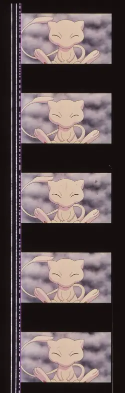 Pokemon The First Movie Mewtwo Strikes Back 35mm Film Cell strip very Rare t121 - Image 1
