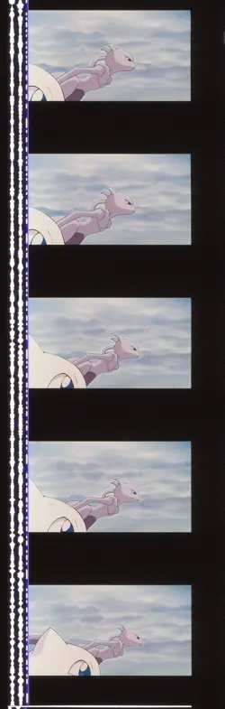 Pokemon The First Movie Mewtwo Strikes Back 35mm Film Cell strip very Rare d102 - Image 1