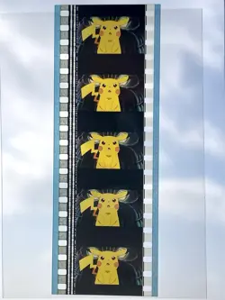 Pokemon 35mm Film Cell Strip Pokemon The First Movie Mewtwo vs. Mew - PIKACHU - Image 1
