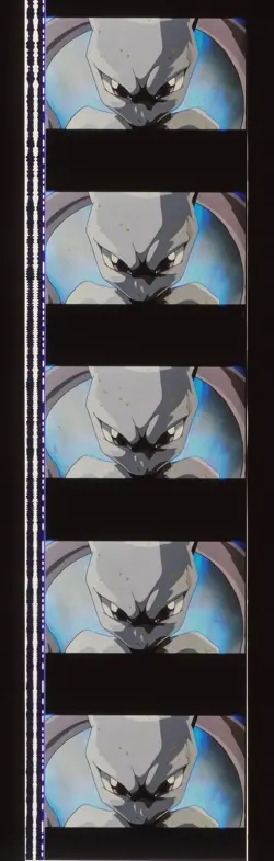 Pokemon The First Movie Mewtwo Strikes Back 35mm Film Cell strip very Rare h13 - Image 1