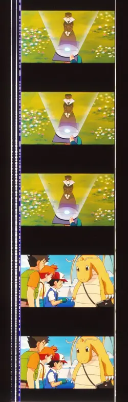Pokemon Mewtwo The First Movie 35mm Film Cell strip very Rare var_a - Image 4