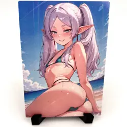 Frieren: Beyond Journey's End Sexy Bikini Anime Waifu Girl Goddess Story Card - Image 1