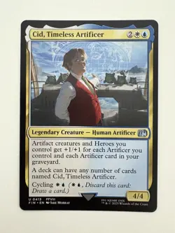 Cid Timeless Artificer 413 MTG Magic the Gathering Card NM Near Mint FIN - Image 1