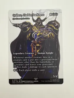 Golbez Clad in Darkness Showcase Borderless MTG Magic Gathering Card NM Mint FCA - Image 1