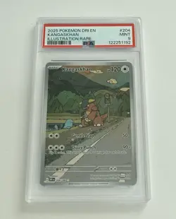Kangaskhan 204/182 Illustration Rare Destined Rivals Pokemon Card PSA 9 MINT - Image 1
