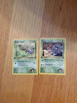 1st Editions Koga’s Ekans & Tangela 77-81/132 Gym Challenge WOTC Pokemon Card - Image 2