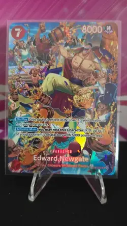 OP10 Edward Newgate SP Alt Art ST15-002 Royal Blood English SR - Image 1