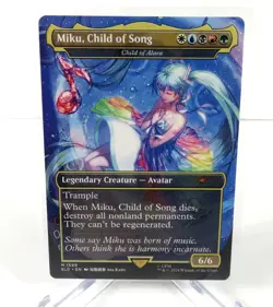 Secret Lair Hatsune Miku Child of Song Child of Alara Non Foil Borderless - Image 1