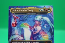 Secret Lair Hatsune Miku Child of Song Child of Alara Non Foil Borderless MTG - Image 2