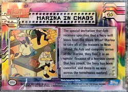 1999 Pokemon Topps Mewtwo Strikes Back Marina In Chaos 14 - Image 2