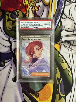 Team Rockets Ariana Ultra Rare 237/182 Paradox Rift Pokemon TCG PSA 10 Gem Mint - Image 1