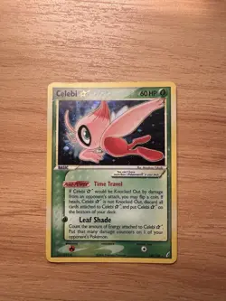 Celebi Gold Star Crystal Guardians Holo Rare Pokemon 100/100 - Image 2