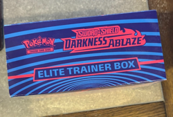 POKEMON TCG Sword Shield DARKNESS ABLAZE ELITE TRAINER SEALED ETB FACTORY SEALED - Image 3