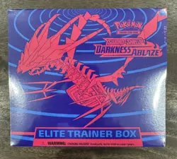 Darkness Ablaze ETB Factory Sealed 🔥 Elite Trainer Box Pokemon TCG Sword Shield - Image 1