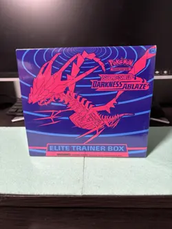 Pokemon TCG Sword & Shield Darkness Ablaze ETB Elite Trainer Box Factory Sealed - Image 1