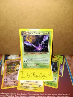 Pokemon 2000 Neo Destiny Dark Crobat Holo Unlimited Lightly Played #2/105 - Image 1