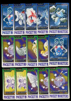 LOT (120) - Pokemon Japanese Bandai Carddass Part 3 & 4 Pocket Monsters - Image 3