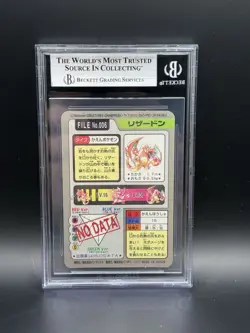 1997 Pokemon Bandai Carddass Part 3 & 4 Charizard Holo Bgs 7.5 - Image 2