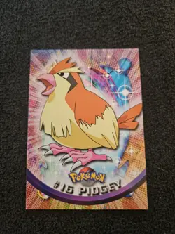 1999 Topps Pokemon TV Animation Blue Logo #16 Pidgey - Image 1