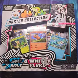 Pokemon Black Bolt And White Flare Unova Poster Collection Box | FACTORY SEALED - Image 1