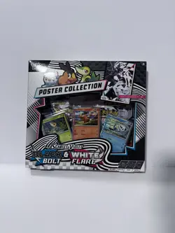 POKEMON BLACK BOLT WHITE FLAIR UNOVA POSTER COLLECTION BOX NEW FACTORY SEALED - Image 1