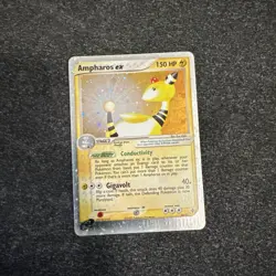 Pokemon TCG Ampharos EX Dragon Ultra Rare Holo Card 89/97 - Image 1
