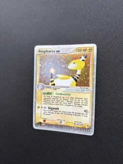 Pokemon Card Ampharos EX 89/97 Ultra Rare Holo EX Dragon - Image 3