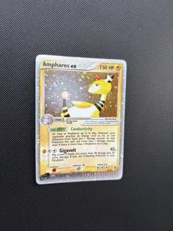 Pokemon Card Ampharos EX 89/97 Ultra Rare Holo EX Dragon - Image 4