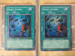 Yugioh Heavy Storm ×2 Vintage (Magic Card) NM! MRD-142 - Image 1