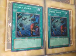 Yugioh Heavy Storm ×2 Vintage (Magic Card) NM! MRD-142 - Image 3