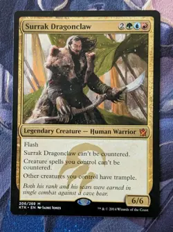 MTG Khans of Tarkir Mythic SURRAK DRAGONCLAW NM - Image 1