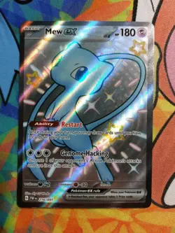 Pokemon TCG Mew EX 216/091 Scarlet Violet Paldean Fates Full Art - Image 2