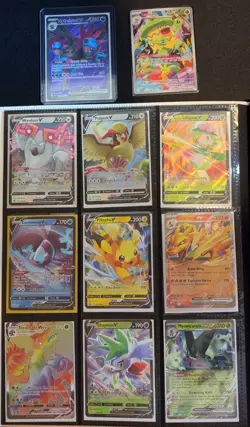 POKEMON CARD LOT!!!! 11 CARDS! IR, Ex, Vmax, V. - Image 1