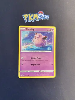 Pokemon TCG Clefairy Rebel Clash 074/192 Regular LP. - Image 1