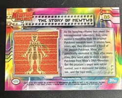 Pokemon The Story of Mewtwo Pokemon Topps Blue Label Non-foil - Image 2