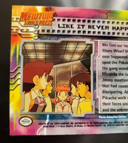 Like It Never Happened 40 Topps Pokemon Movie Mewtwo Strikes Back NM Blue Label - Image 5