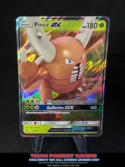 Pinsir Gx 6/68, Hidden Fates, Pokemon, NM - Image 1