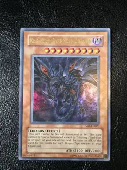 Yu-Gi-Oh! Red-Eyes Darkness Dragon Structure Deck SD1-EN001 Unlimited Ultra - Image 1