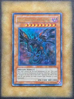 Yugioh Red-Eyes Darkness Dragon SD1-EN001 Ultra Rare LP - Image 1