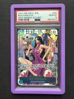 BOA HANCOCK Op07-051 Psa 10 Manga Rare One Piece 500 Years/Future Japanese - Image 3