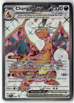 Charizard ex 056 Sv: Scarlet & Violet Promo Cards Holo Near Mint - Image 1
