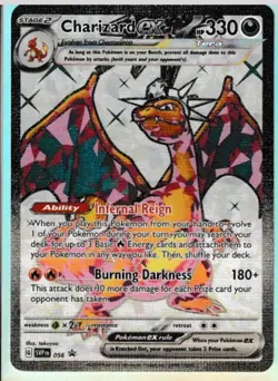 Charizard EX 056 Sv: Scarlet & Violet Promo Full Art Holo Card NEAR MINT/MINT - Image 1