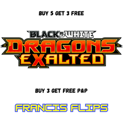 Dragons Exalted - B&W Common/Uncommon Pokemon - Pick Your Own - Postage Discount - Image 1