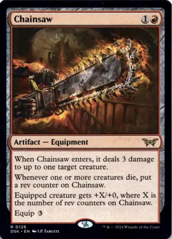 Chainsaw - Duskmourn: House of Horror - Magic MTG NM - Image 1