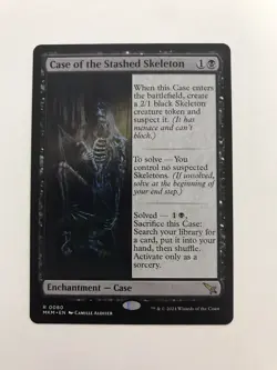 Case of the Stashed Skeleton MTG Magic the Gathering Card NM Near Mint MKM - Image 1